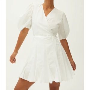 NWT Rhode White Wrap Dress